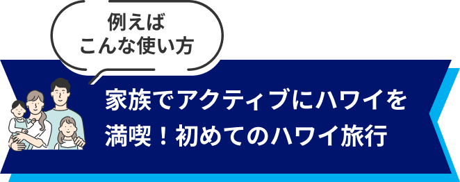 例えば こんな使い方 家族でアクティブにハワイを満喫！初めてのハワイ旅行
