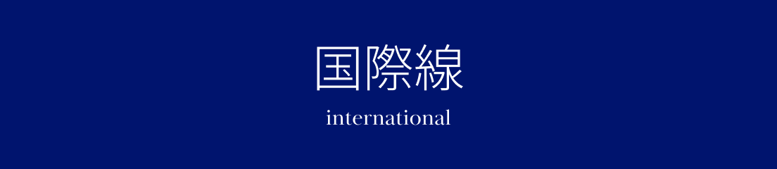 国際線 international