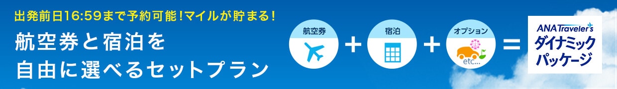 ANAのダイナミックパッケージ