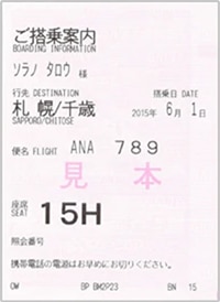 boarding pass