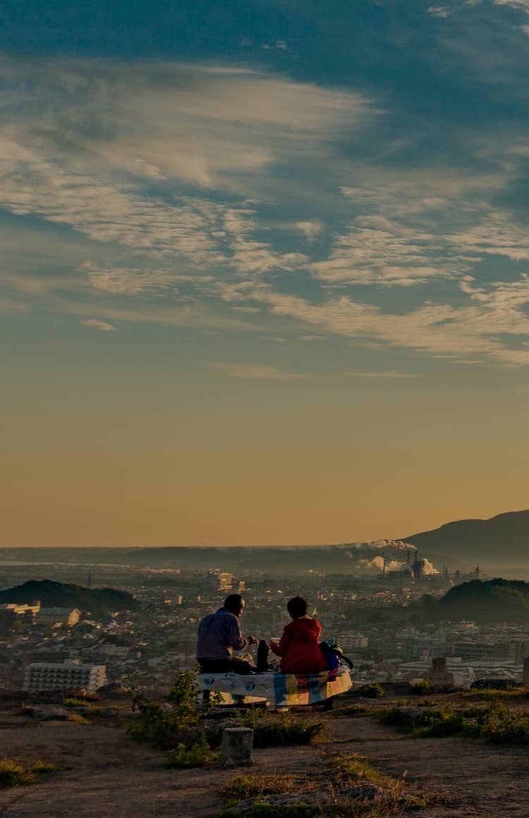 Sunrise at Mount Daisen
