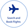 Seaech and Book Flight