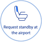 Request standby at the airpoet