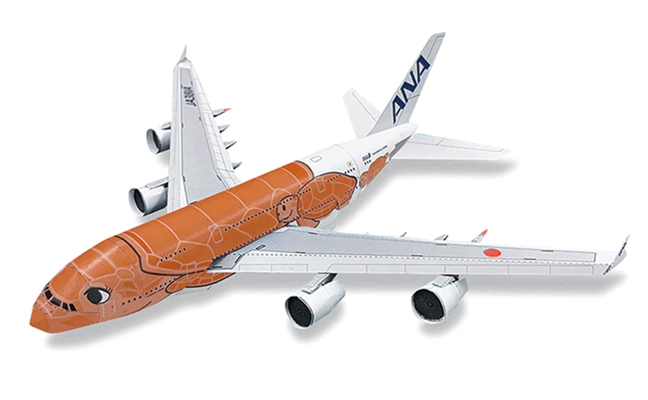 Third Airbus A380 Aircraft "Sunset Orange"