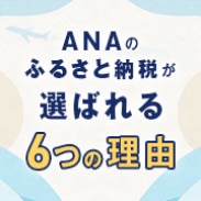 ANAのふるさと納税が選ばれる6つの理由