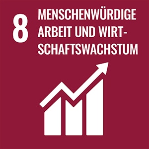 SDGs Nr.8 MENSCHENWÜRDIGE ARBEIT UND WIRTSCHAFTSWACHSTUM
