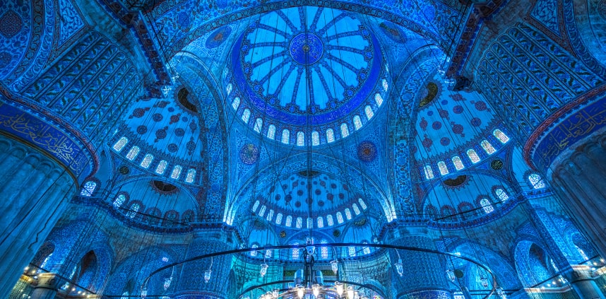 a landscape of Istanbul