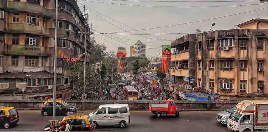 a landscape of Mumbai