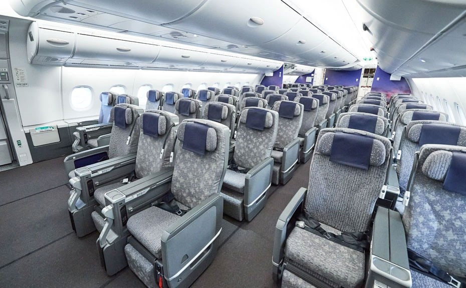 A380プレミアムエコノミーシート