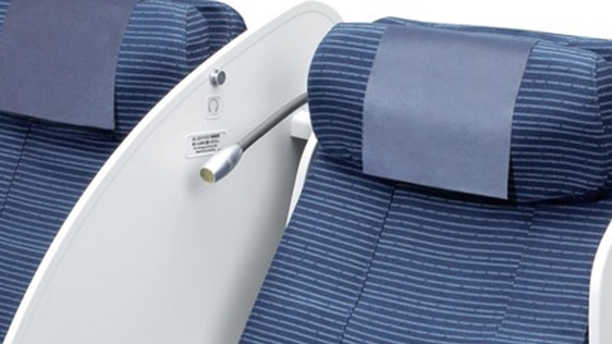 Photo of Personal Light of B787-8 (240-seat) Business Class seats
