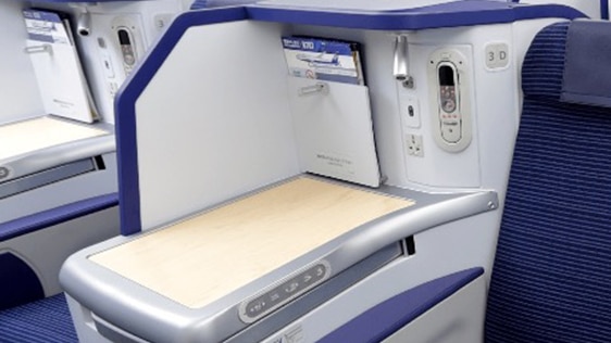 Photo of Side Table of B787-9 (246/215-seat) Business Class seats