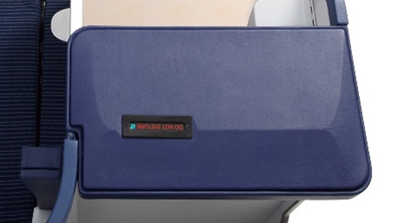 Photo of Do Not Disturb Sign of B787-9 (246/215-seat) Business Class seats