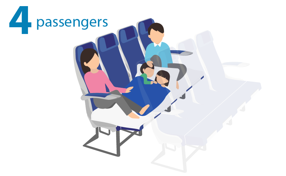 4 passengers on ANA COUCHii