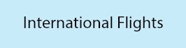 international flights